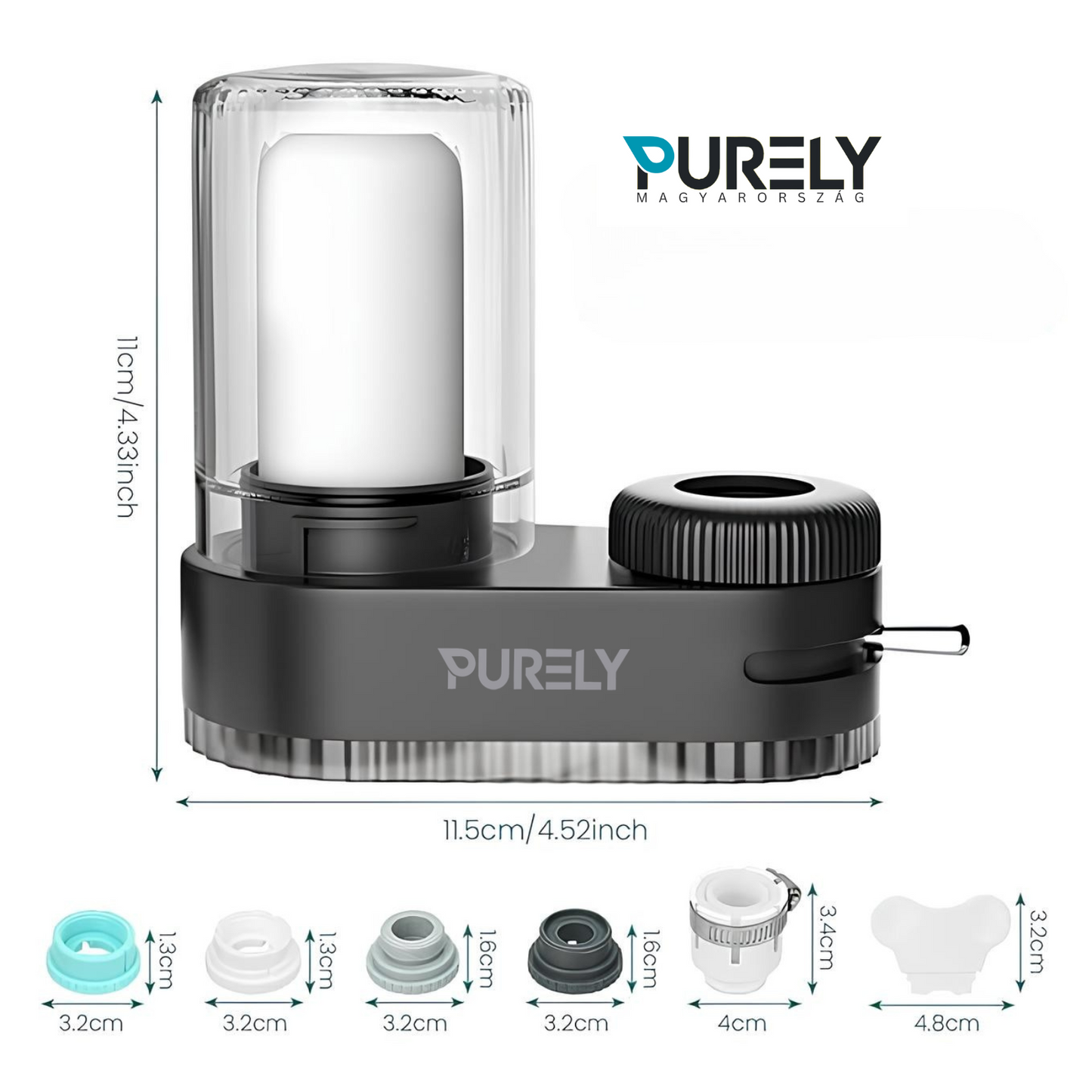 Purely™ - Csapra szerelhető víztisztító